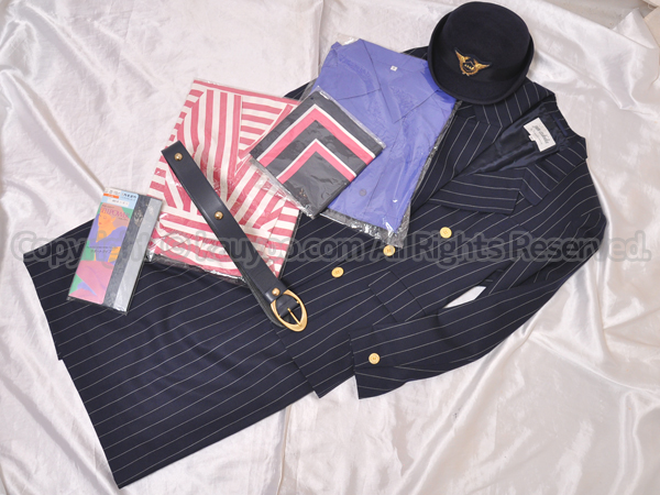 【買取】ANA 全日空 CA 8代目 制服 冬服 芦田淳デザイン 客室乗務員 キャビンアテンダント 8点セット