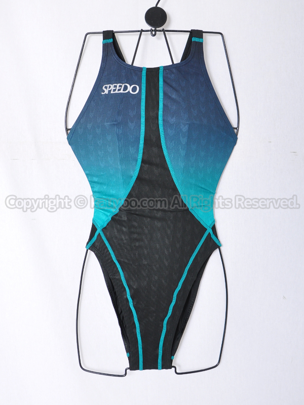 【買取】旧SPEEDOスピードfastskin exファーストスキンex競泳水着83OC-35235グリーン×ブラック