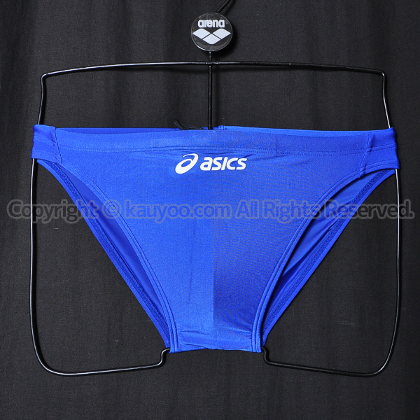 【買取】asicsアシックス旧ロゴAMA55TハイドロCD競パン競泳水着ブルー