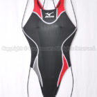 mizunoミズノ85OD-85296ウォータージーン ハイカットASアクセルスーツ競泳水着ブラック×レッド