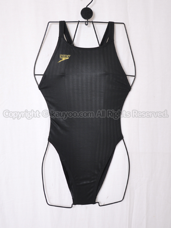 【買取】旧SPEEDO初期アクアブレード リーオスペック マーキュライン競泳水着ブラック金ロゴ