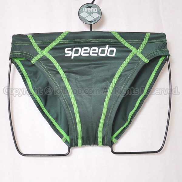【買取】speedo スピード キネシスカット 競パン メンズ競泳水着 83RQ-63700 ダークグリーン