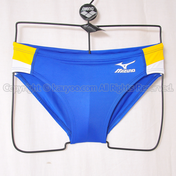 【買取】mizuno ミズノ 別注 Vパンツ 競パン メンズ競泳水着 N2JBZA9888 青黄白