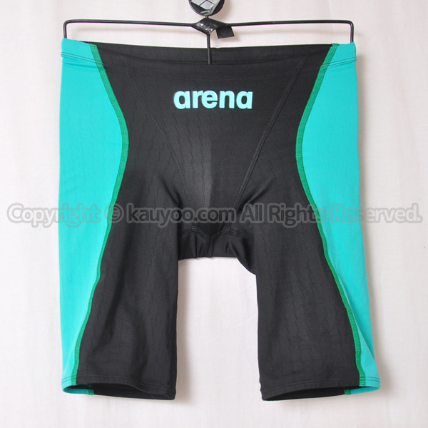 【買取】arena アリーナ X-PYTHON2 メンズハーフスパッツ競泳水着 A7206MR BKGN