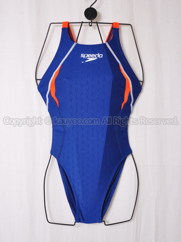 【買取】speedo スピード FLEXΣ エイムカットスーツ 競泳水着 SD40B53F コバルトブルー×オレンジ