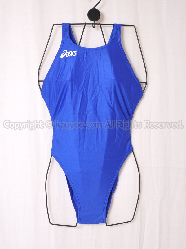【買取】asics アシックス 旧ロゴ ハイドロSP スパイラルカット2競泳水着 ALS03S ブルー