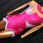 SASAKIササキスポーツ7000スカート付き新体操レオタード ピンク×パープル