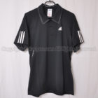adidasアディダスCLIMA365半袖ゲームシャツ テニスウェア 黒ブラック
