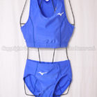 mizuno ミズノ 女子陸上競技ユニフォーム ブラトップ＆レーシングブルマ ブルー