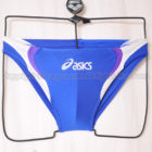 asics アシックス 旧ロゴ ハイドロCD 競パン 競泳水着 AMA56T 青紫白