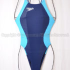speedo スピード ファーストスキンXT-W レースカット競泳水着 SCW01921N ネイビー×アクアブルー