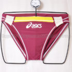 asics アシックス CrewDolphinチームオーダー品 P2 競パン メンズ競泳水着 AMA25P Nレッド