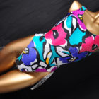 Gilda Marx ギルダマルクス エアロビクス ハイレグレオタード カラフル柄