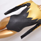 Christian Moreau クリスチャンモロー ロングスリーブ体操レオタード ブラック×ゴールド