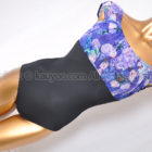 Ailes et toi シルビア シースルー切替バレエレオタード チュール切替 ブラック