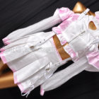 Malymoon マリームーン Y3KメタリックシアーAIモデリングバニー ピンク